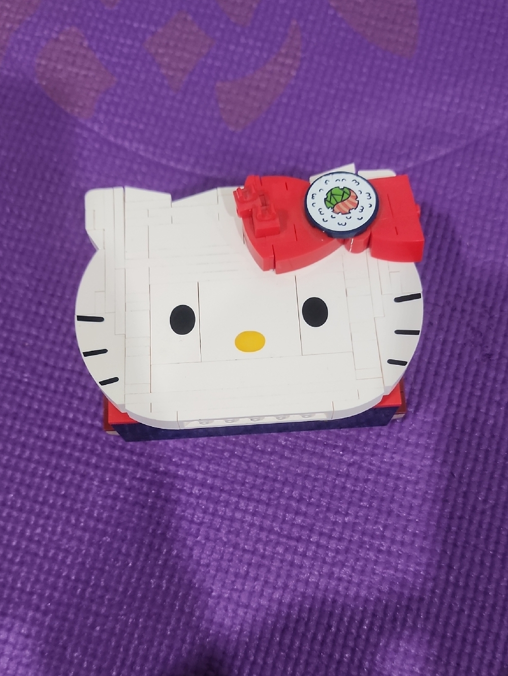 Hello Kitty Lego White & Red Face Jewelry Box with Kawaii Bow